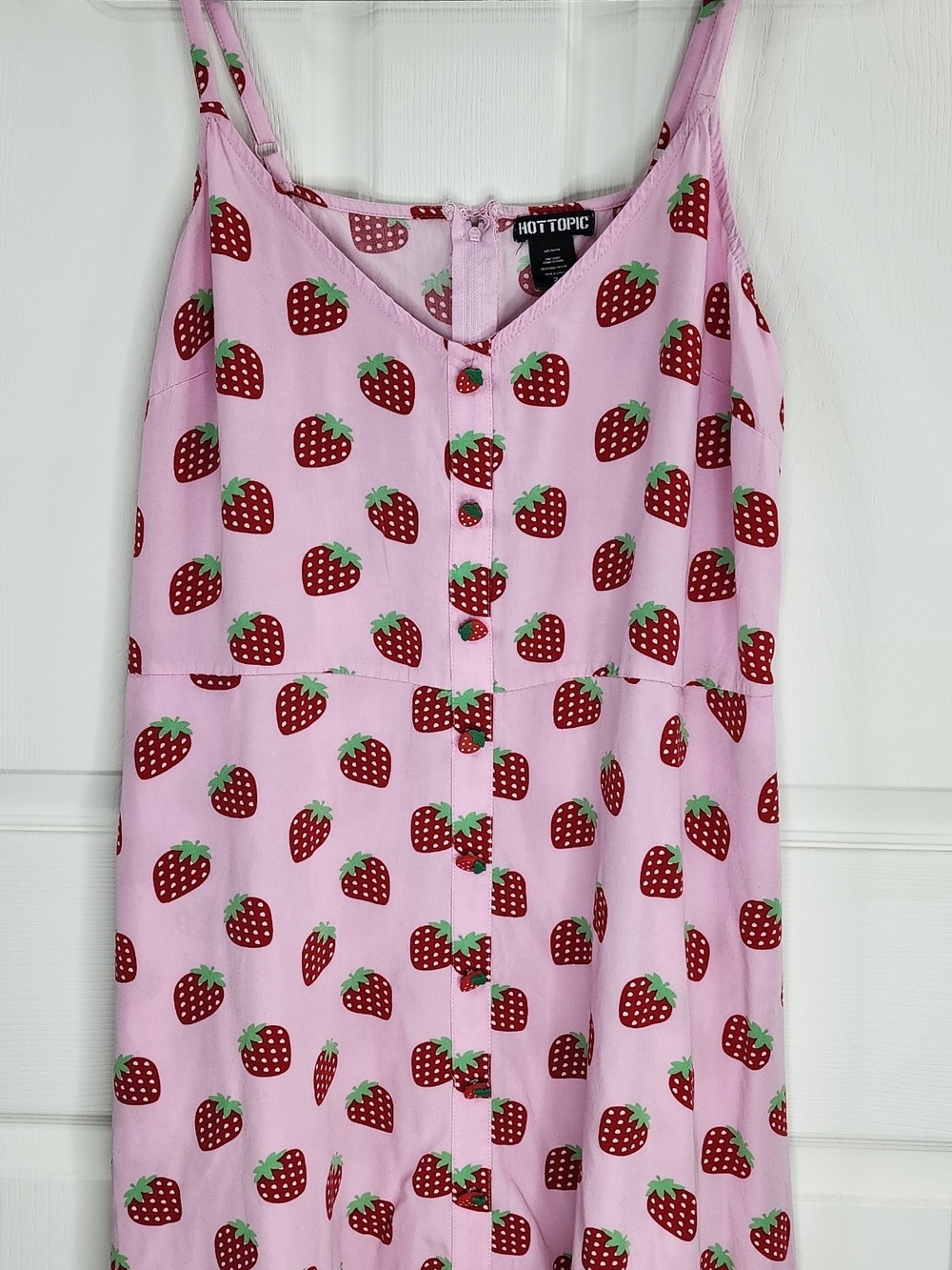 Hot Topic Pink Strawberry Sundress, Size 2X, Super Cute & Coquette!